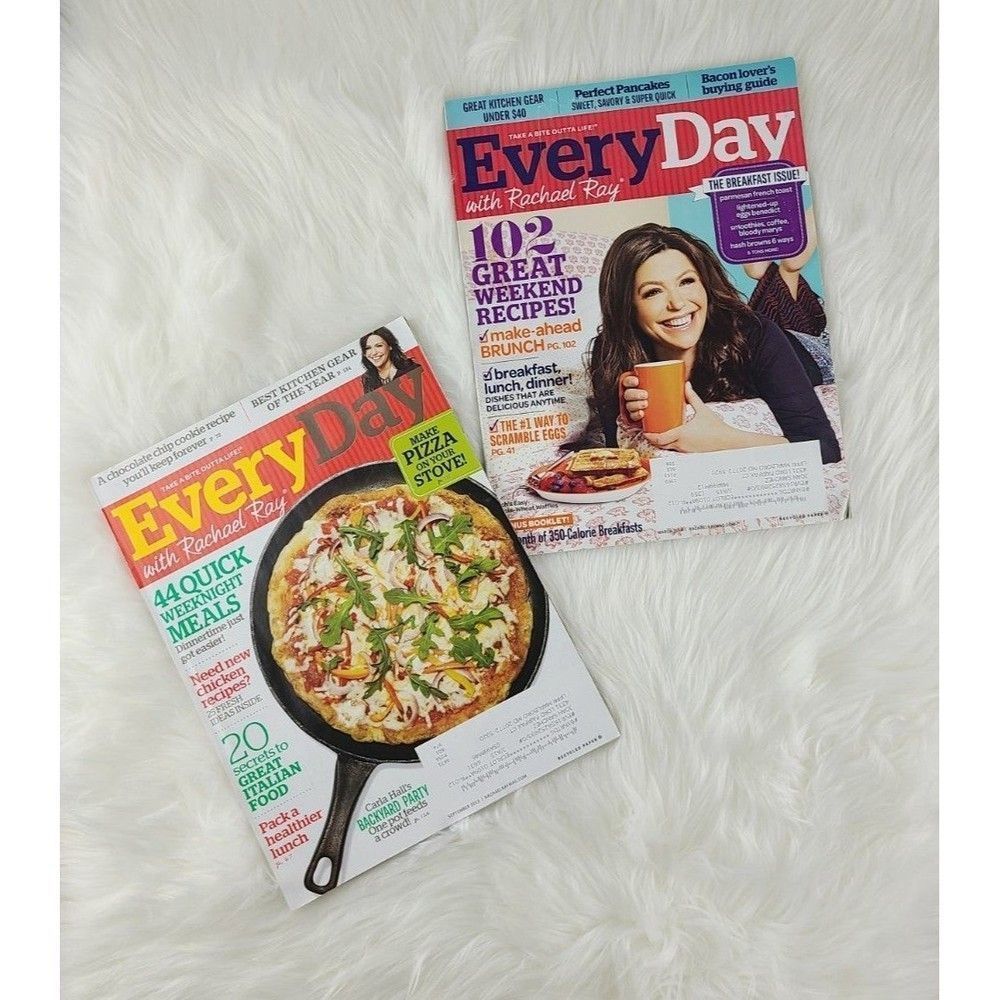 Bundle Of 2 Every Day Recipes Magazine